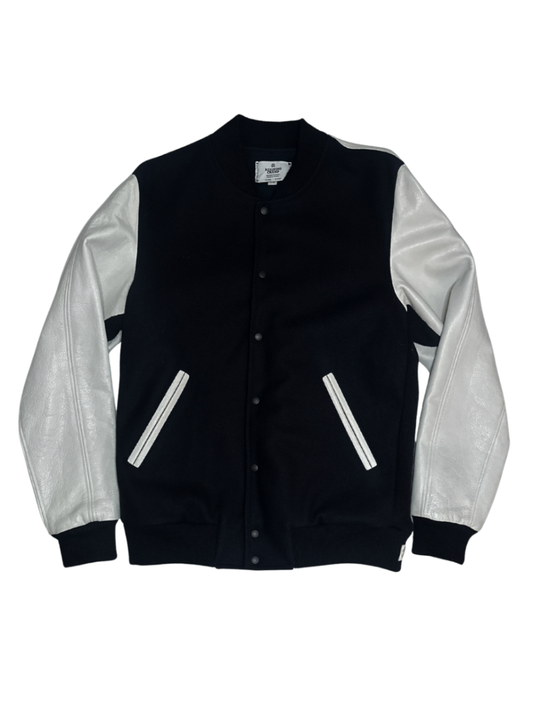 Melton Wool Varsity Jacket Navy / Size L