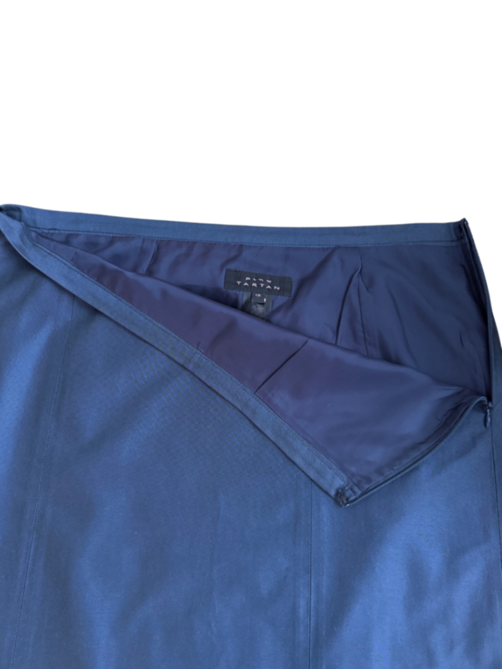 A-Line Hem Stitch Skirt Navy / Size 12