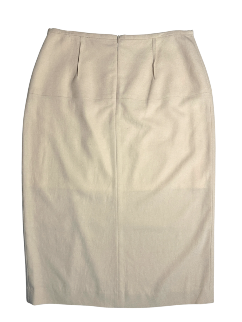 Asymmetric Linen Blend Skirt / Size 2