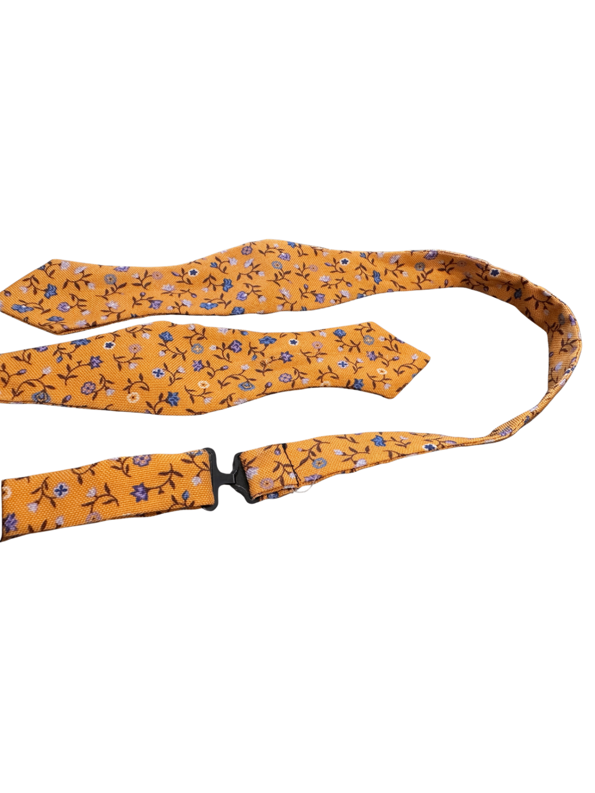 Honey Floral Silk Bowtie / One Size