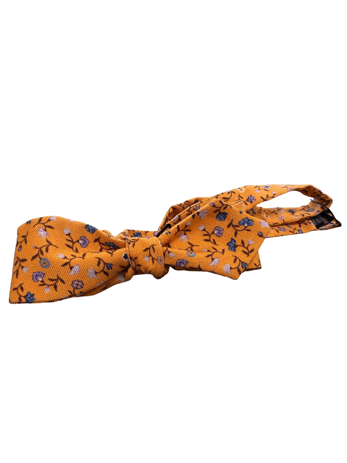 Honey Floral Silk Bowtie / One Size