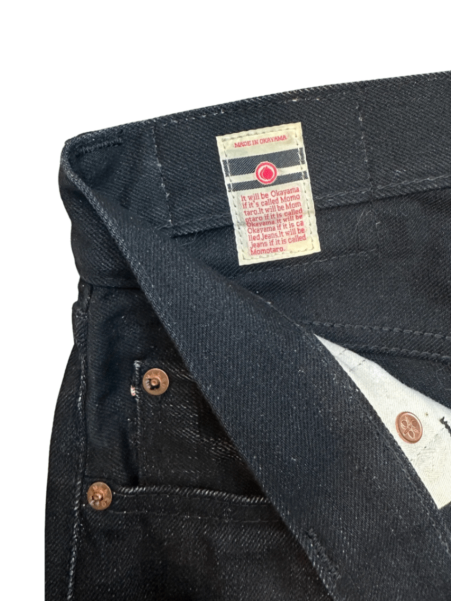 15.7oz High Tapered Jean Black / Size 30