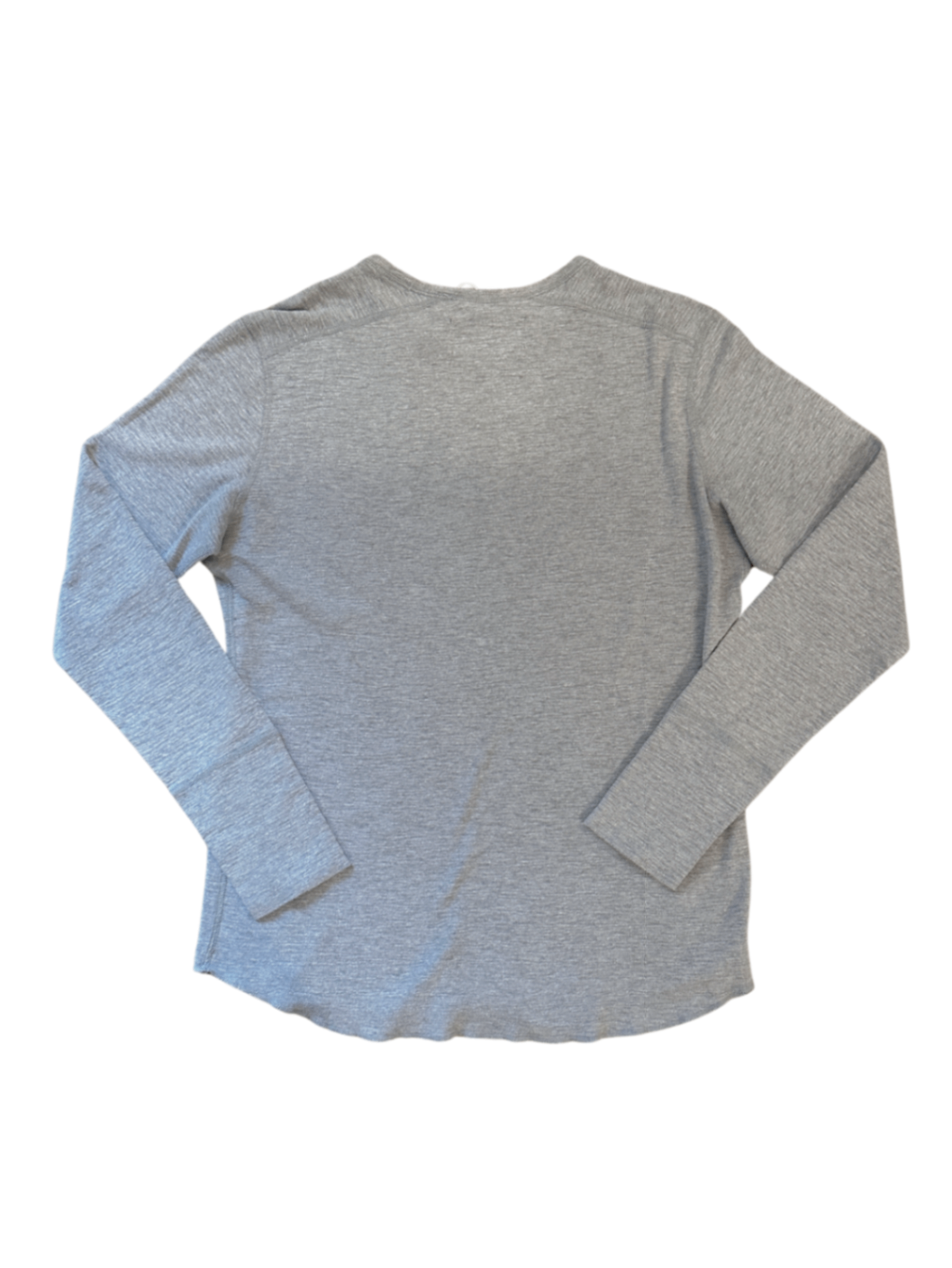 Long Sleeve Slub Shirt Heather Grey / Size M
