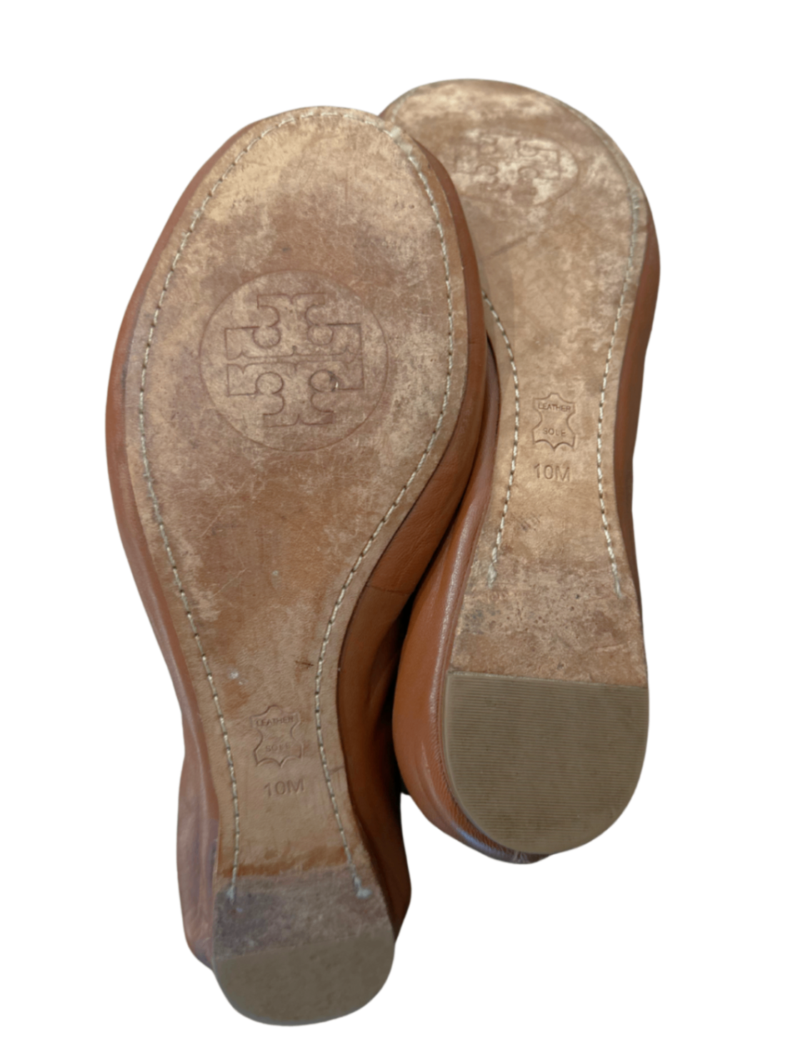 Caroline Ballet Flats Brown/Navy / Size 10
