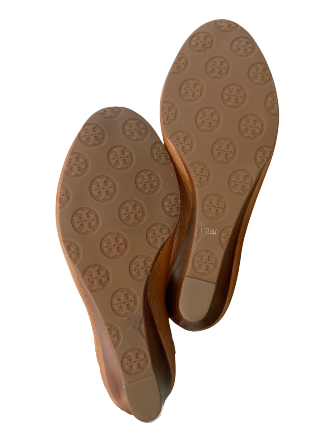 Sally Peep-Toe Wedges Tan / Size 10.5