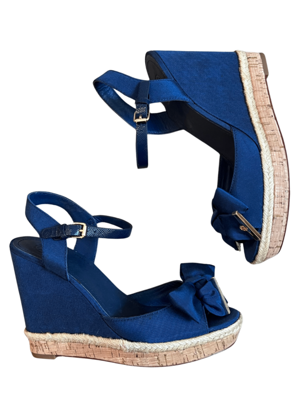 Penny Wedge Sandal Blue / Size 10
