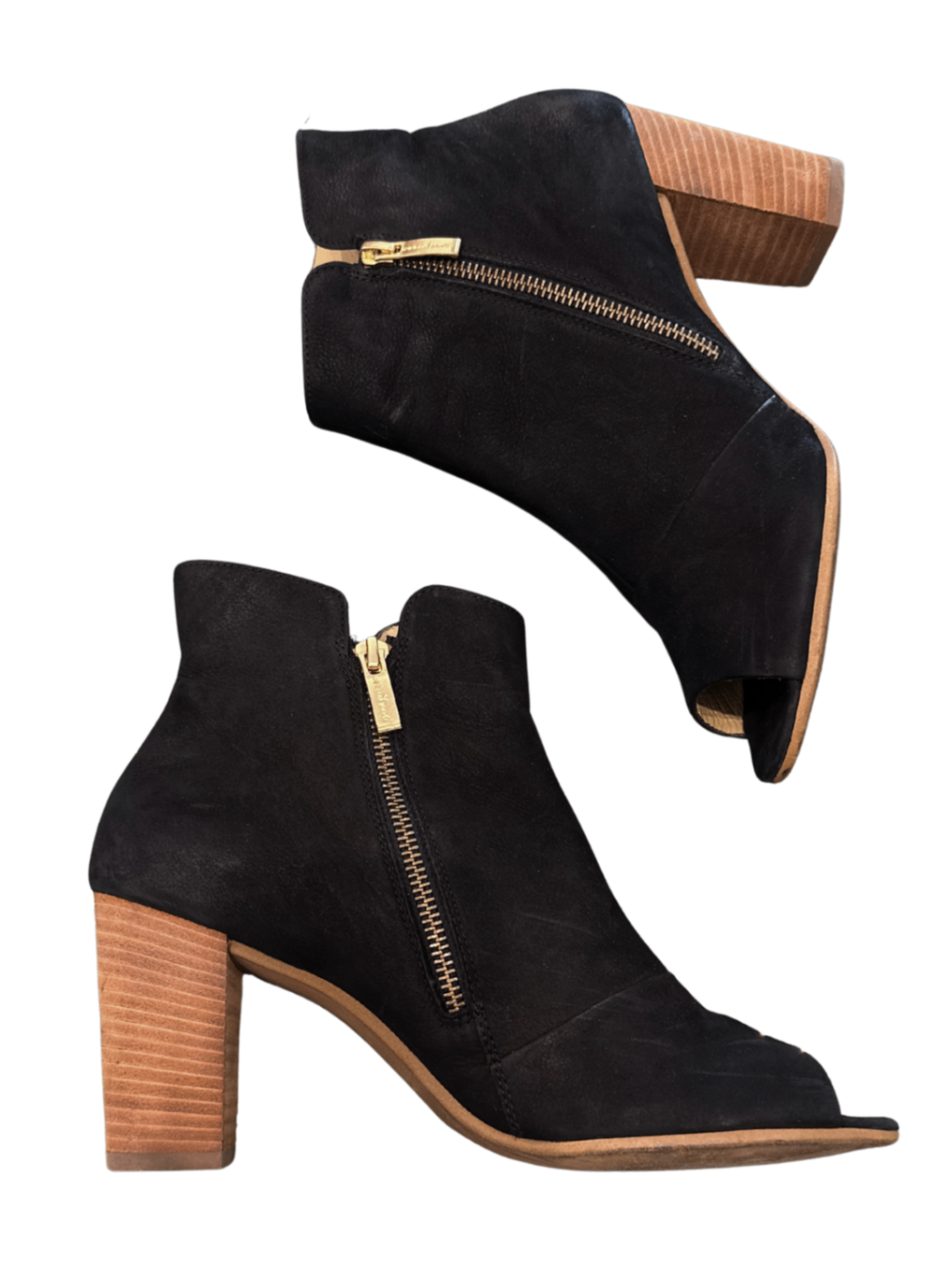 Bellini Leather Ankle Boot Black / Size 8