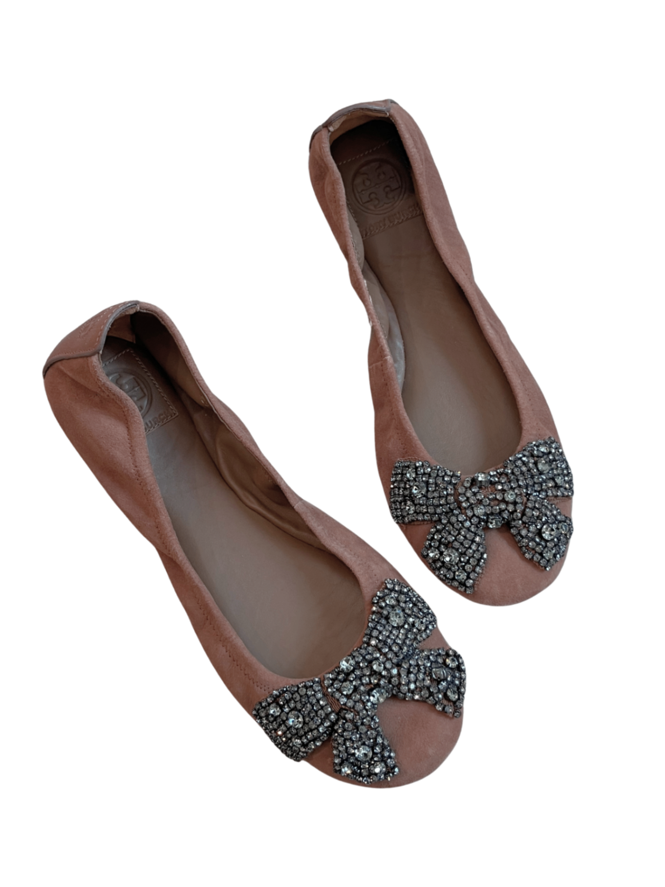 Eddie Suede Ballerina Flat / Size 10