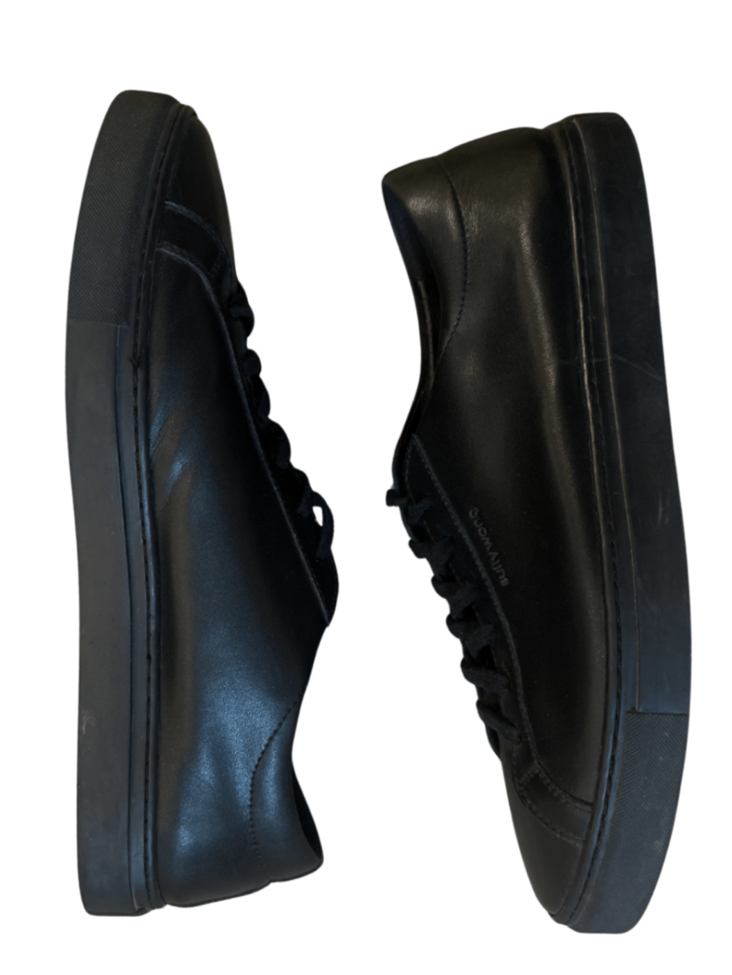 Black Leather Sneaker / Size 10