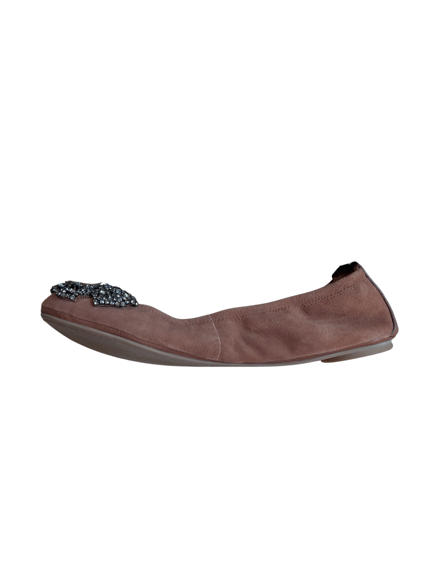 Eddie Suede Ballerina Flat / Size 10