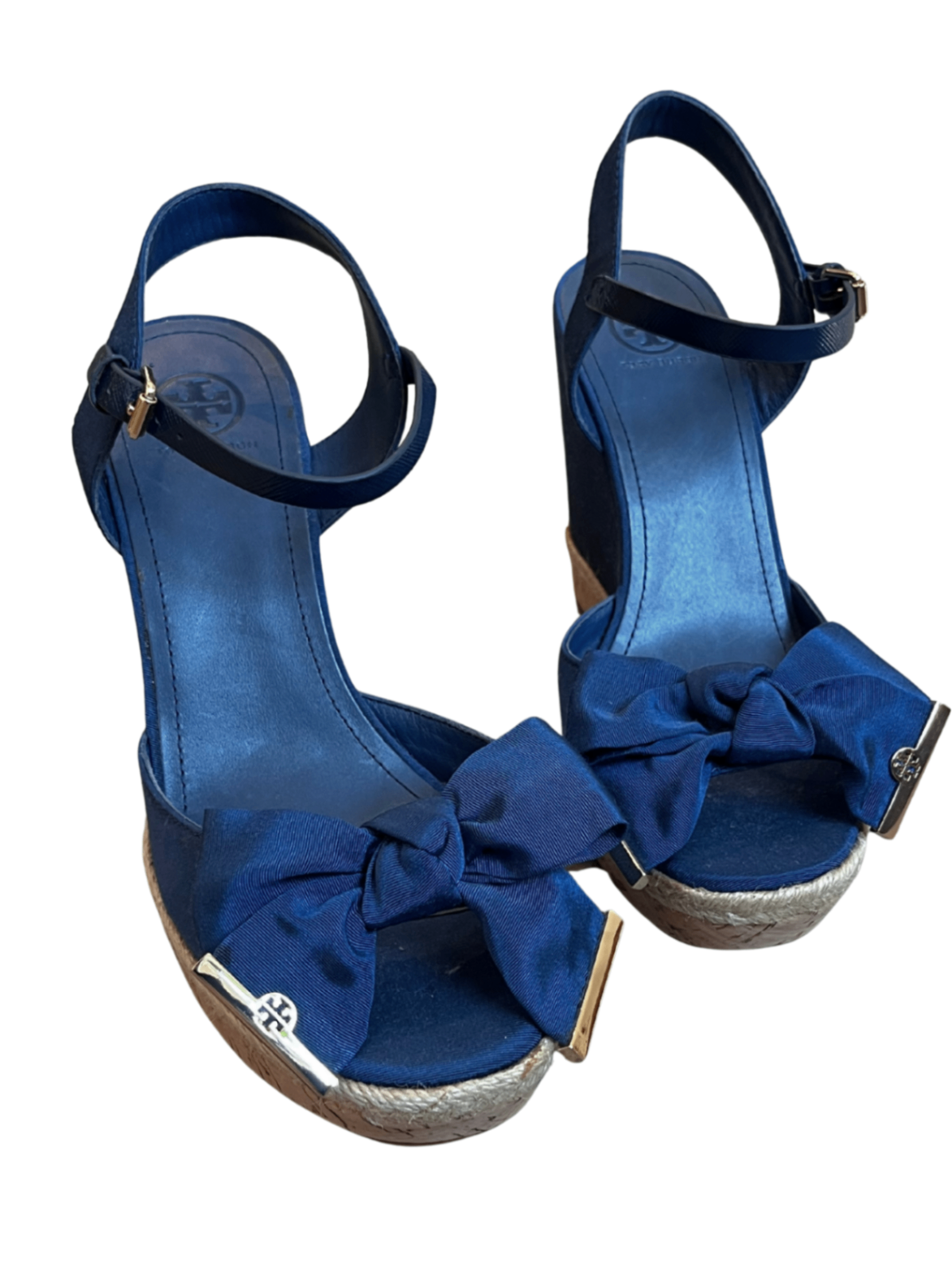 Penny Wedge Sandal Blue / Size 10