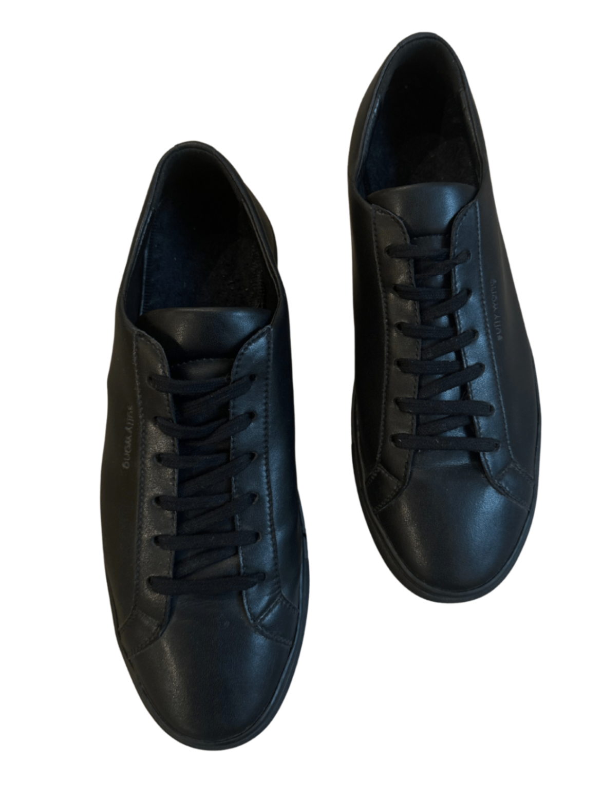 Black Leather Sneaker / Size 10
