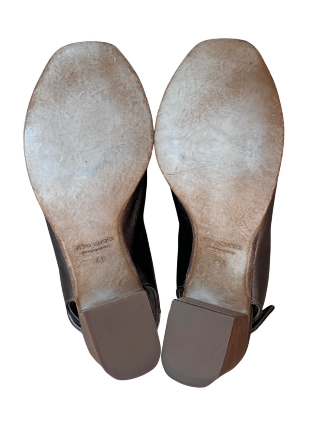 Metallic Peep Toe Ankle Bootie / Size 41