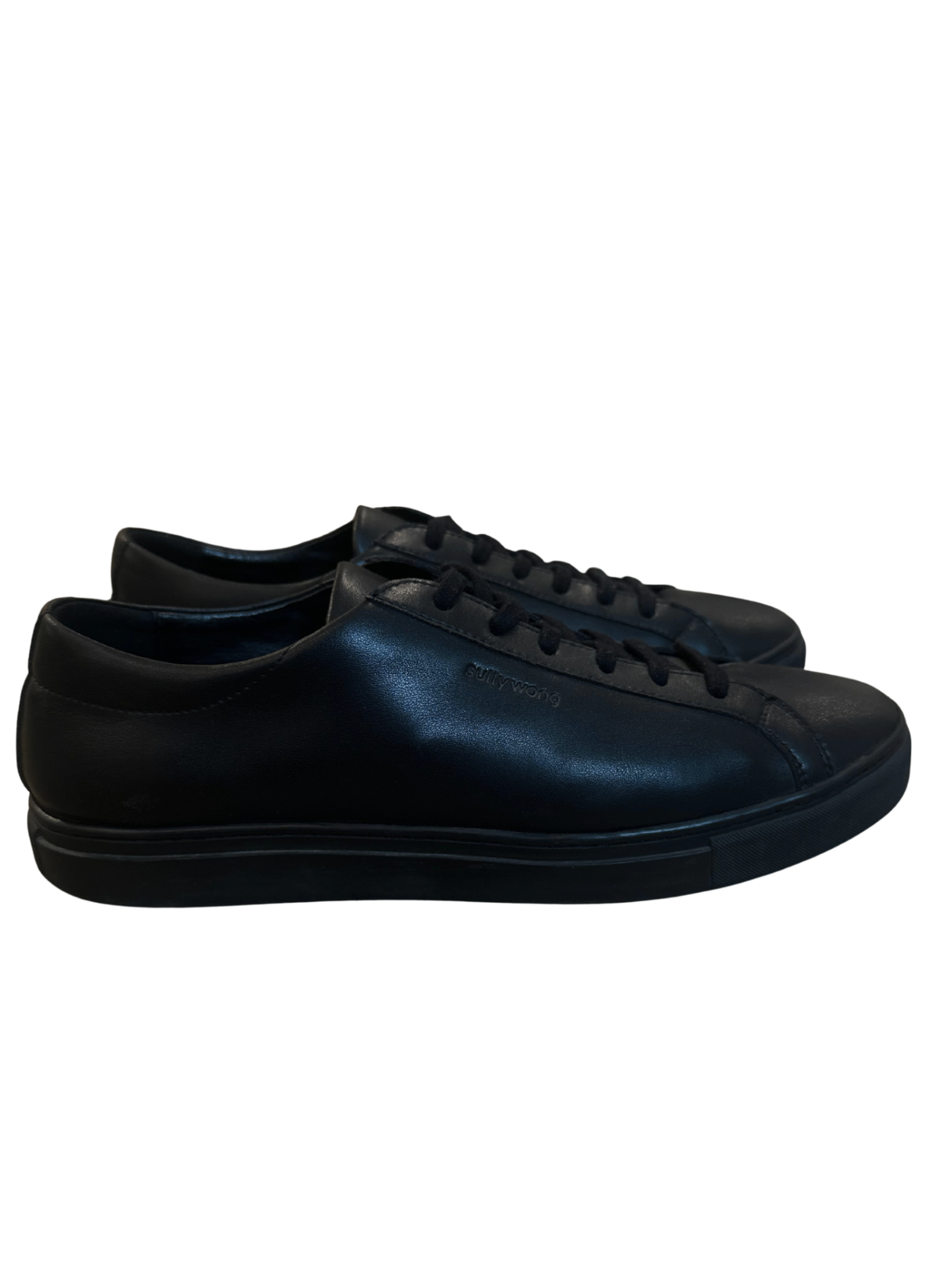 Black Leather Sneaker / Size 10