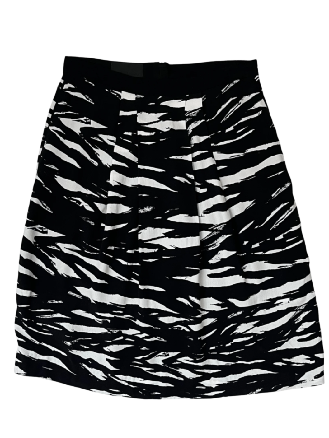 Hikas Black/White Printed Skirt / Size 34
