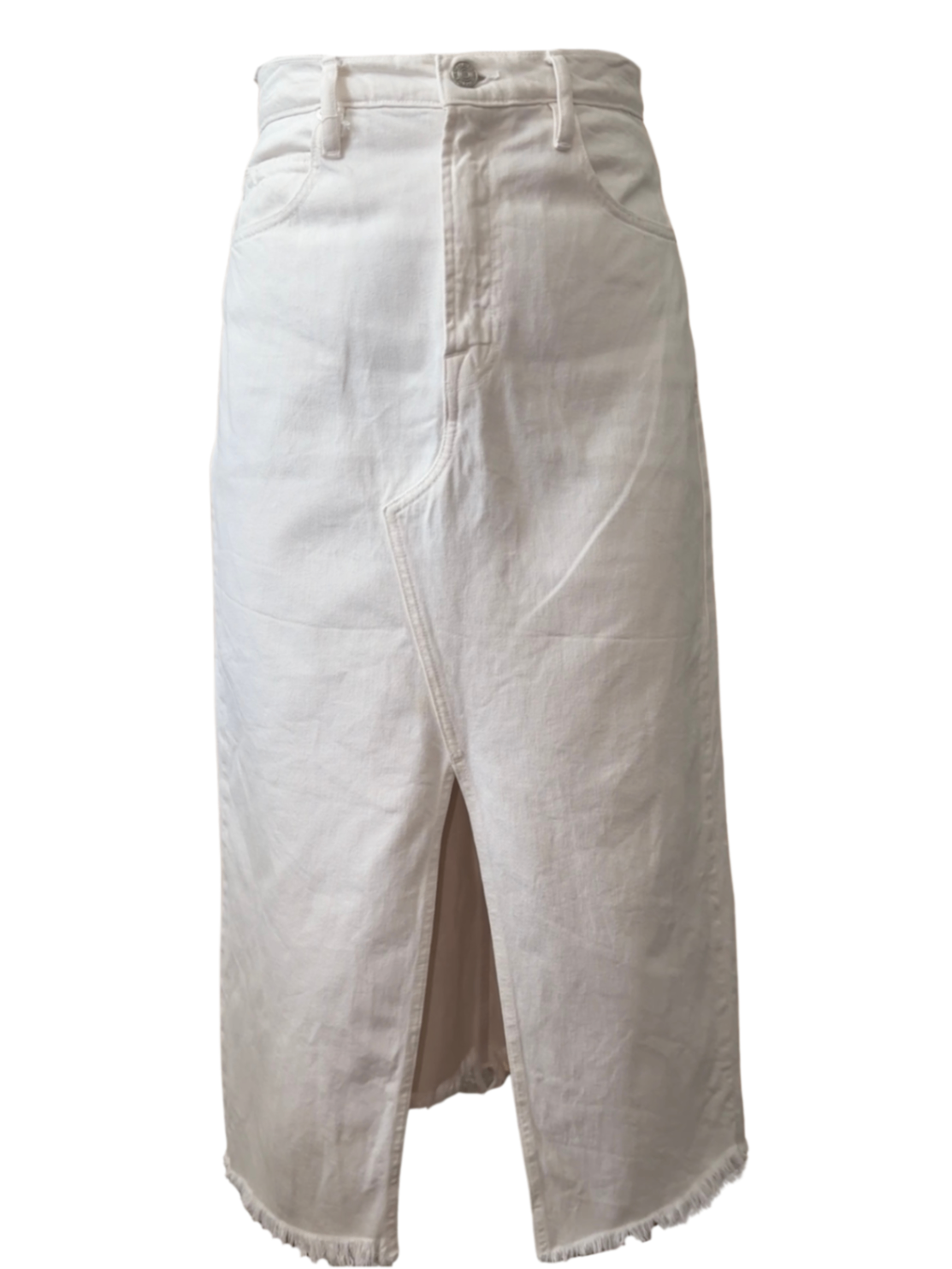 The Midaxi Shirt Ecru / Size 28