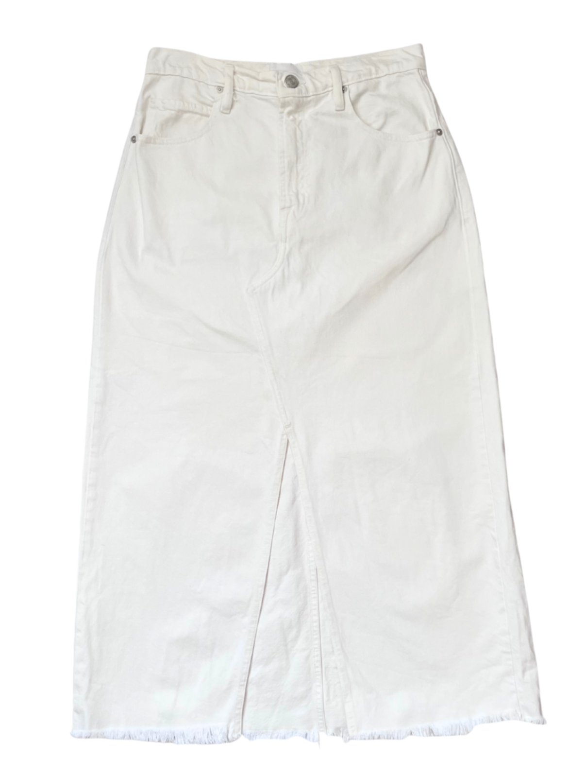 The Midaxi Shirt Ecru / Size 28