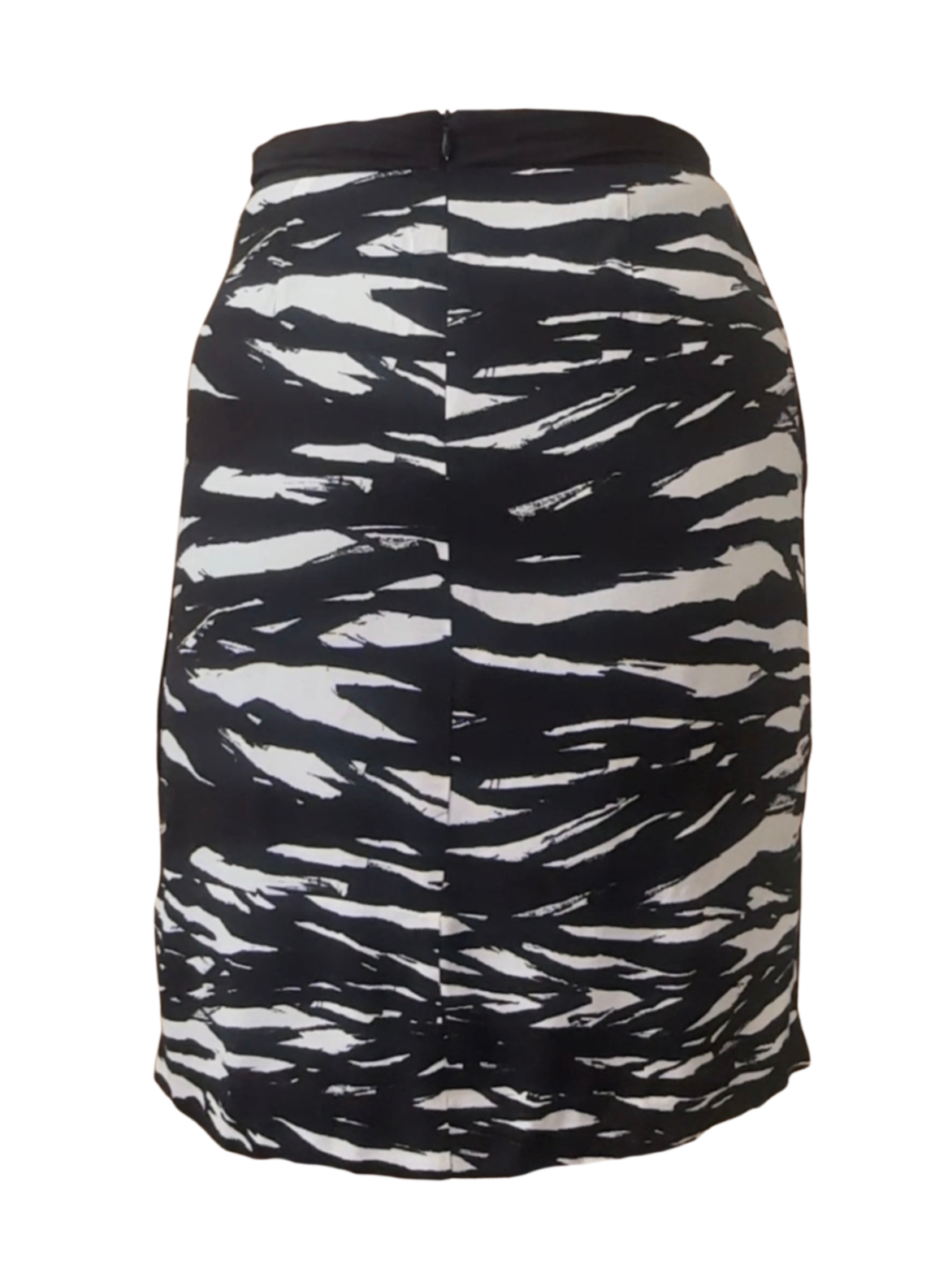 Hikas Black/White Printed Skirt / Size 34