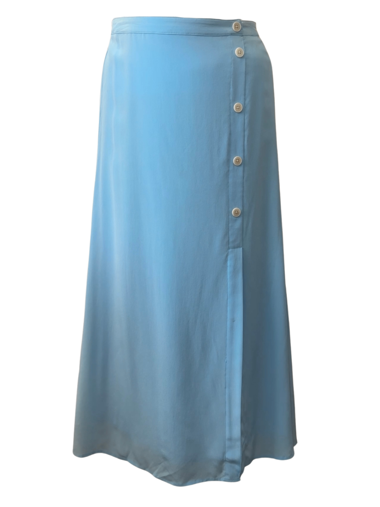 Alora Silk Skirt Baltic Blue / Size 38
