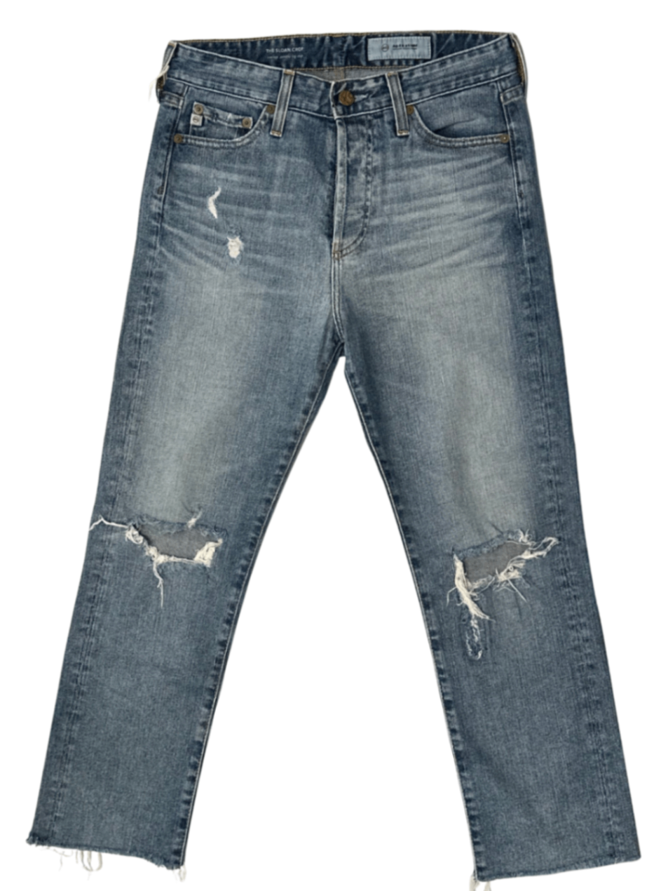 Sloan Vintage Straight Leg Crop Jean / Size 25