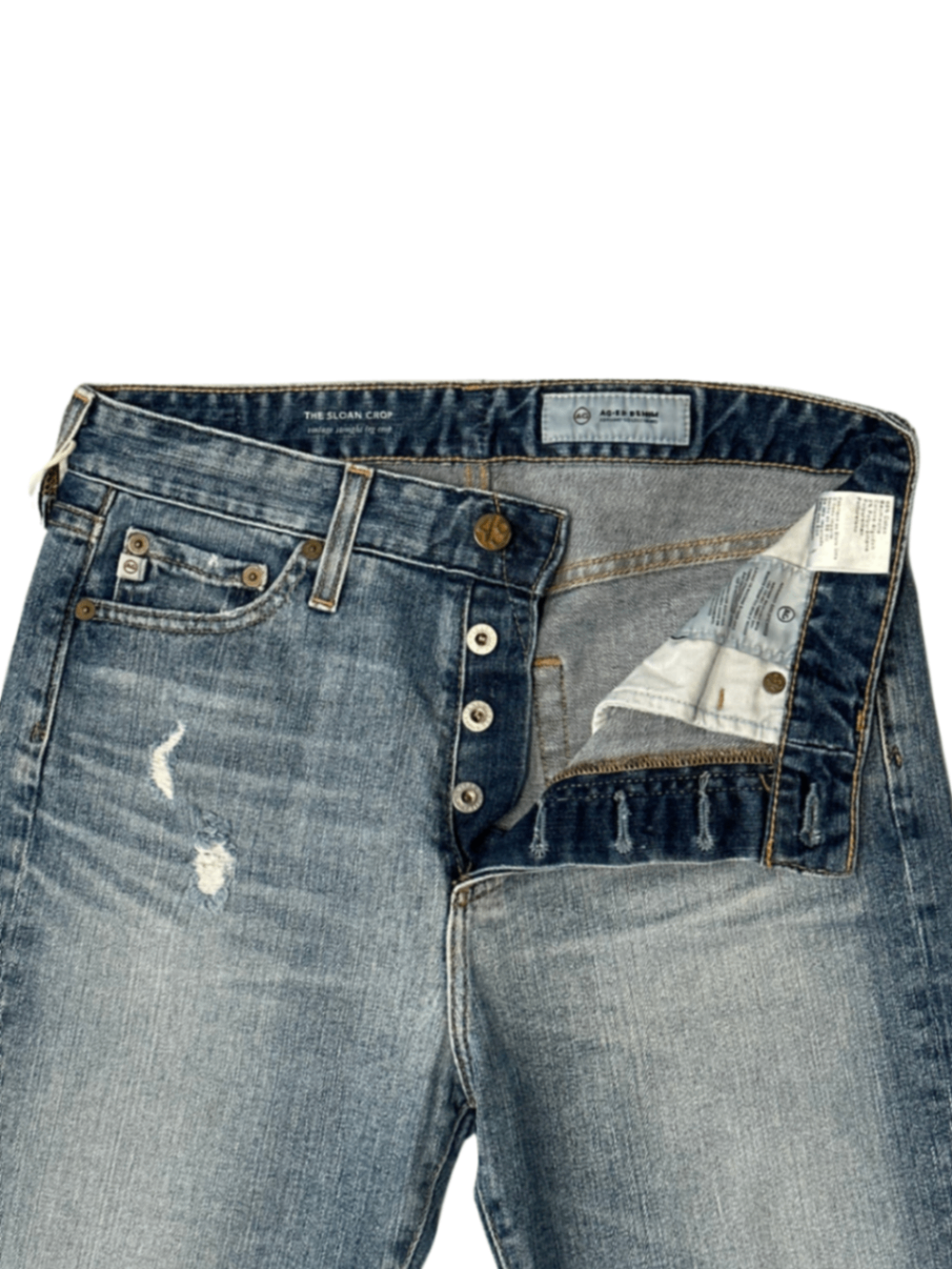 Sloan Vintage Straight Leg Crop Jean / Size 25