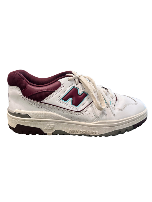 NB 550 Sneakers Burgundy/Cyan / Size 6.5M
