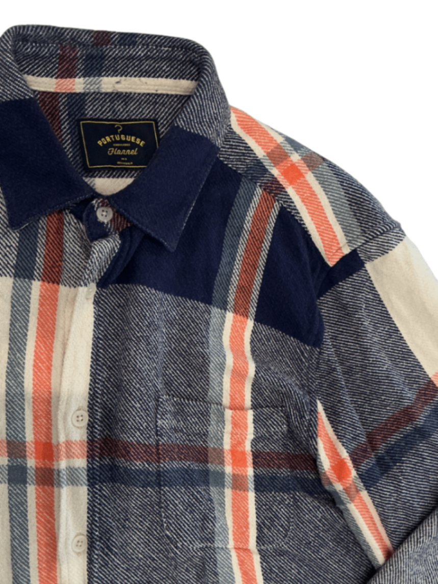 Tape Check Flannel Shirt / Size M