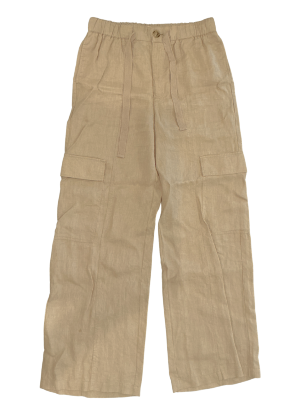Linen Trouser Silver Mink / Size 36