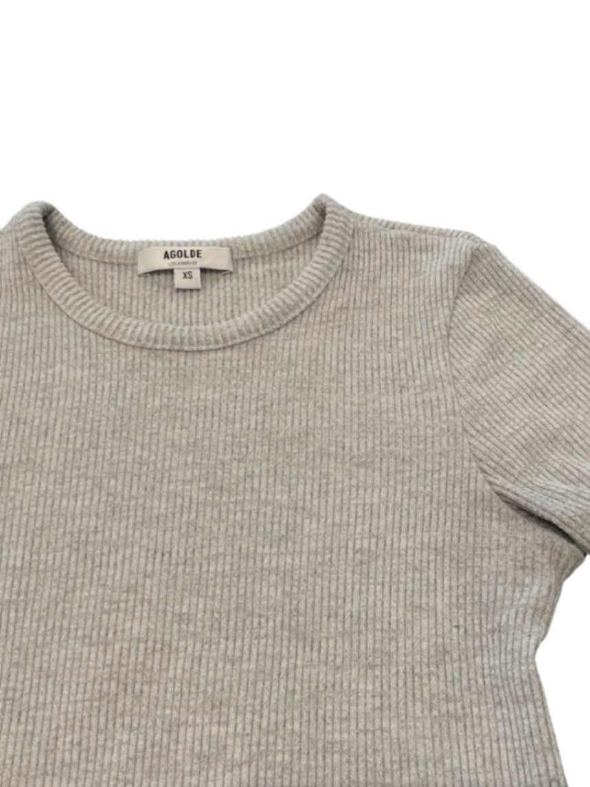 Alma Shrunken Crewneck Grey Heather / Size XS