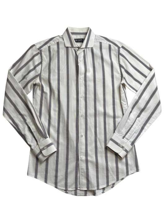 Longsleeve Buttondown Grey Stripe Shirt/ Size 39