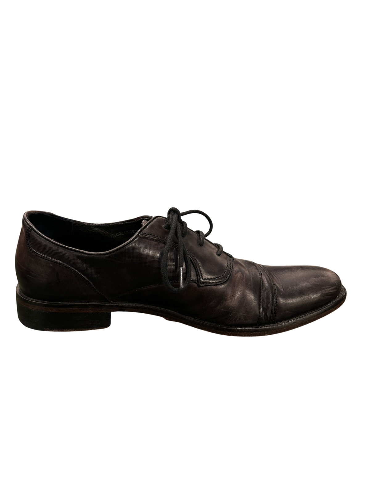 Cap Toe Dress Shoe Worn In Brown / Size 8