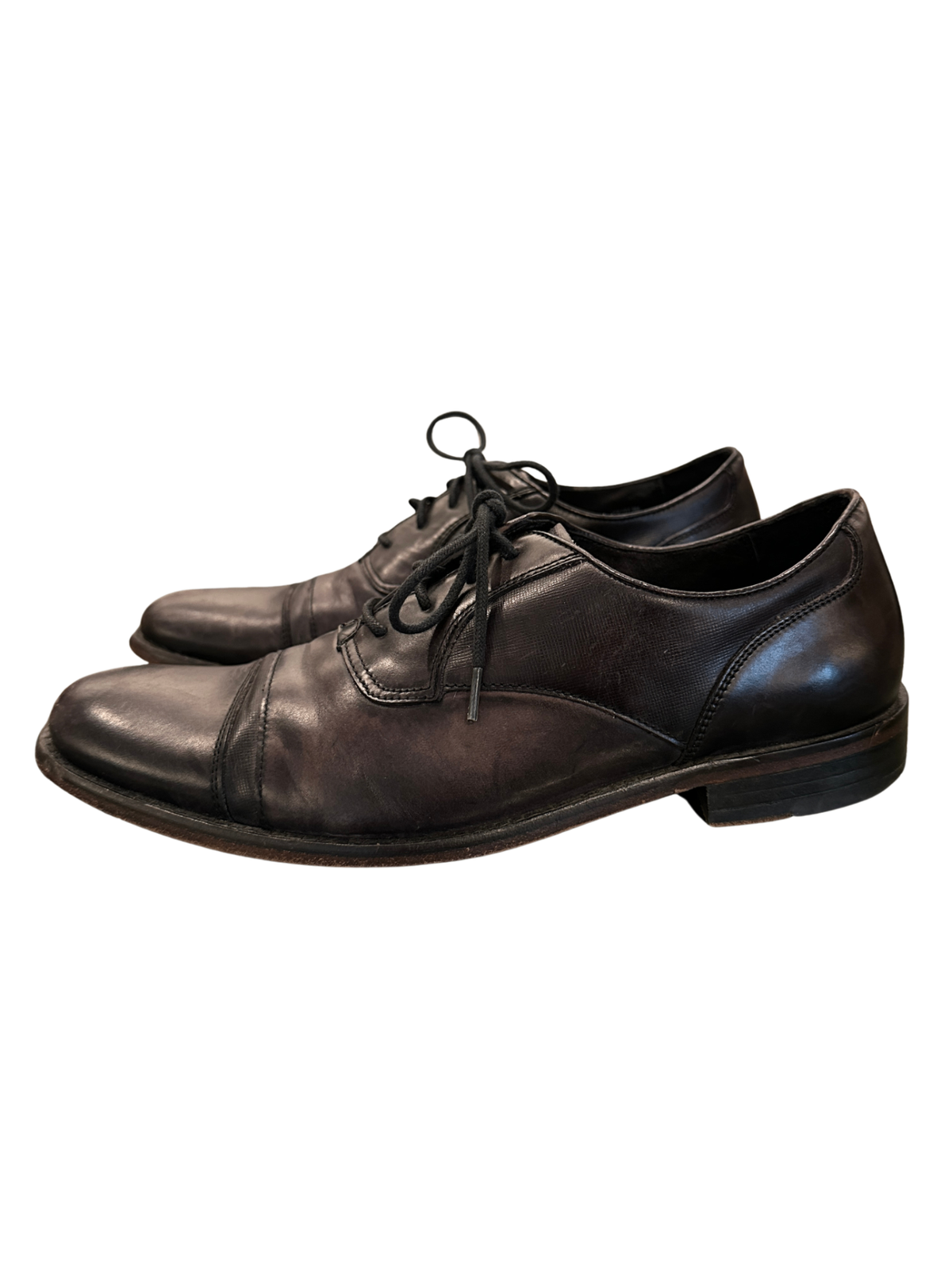 Cap Toe Dress Shoe Worn In Brown / Size 8
