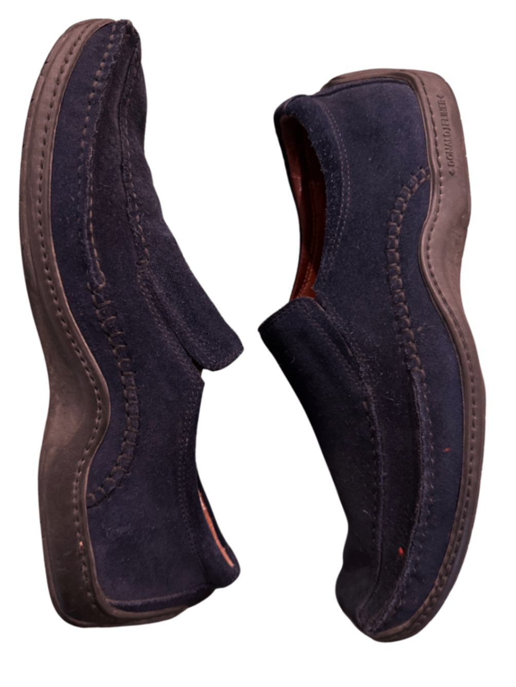 Suede Slip-On Shoe Navy / Size 7