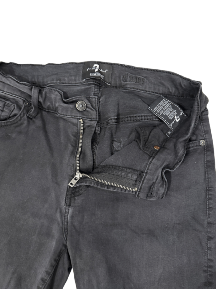 Slimmy Jean Luxe Sport Washed Black / Size 32