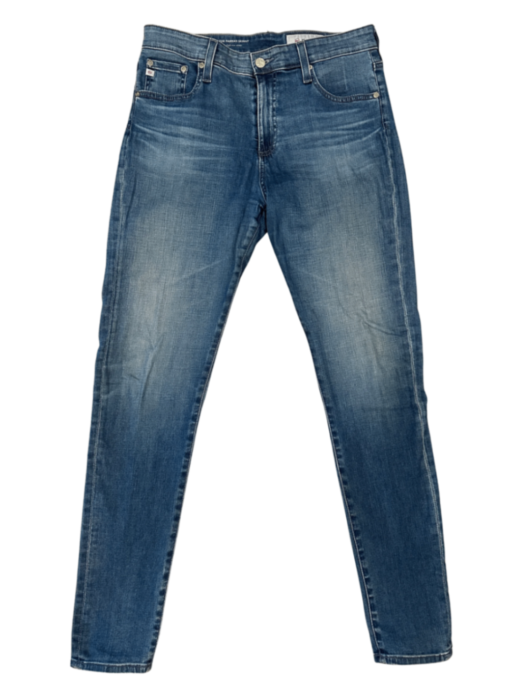 Farrah High Rise Skinny Jean Mid Blue / Size 31