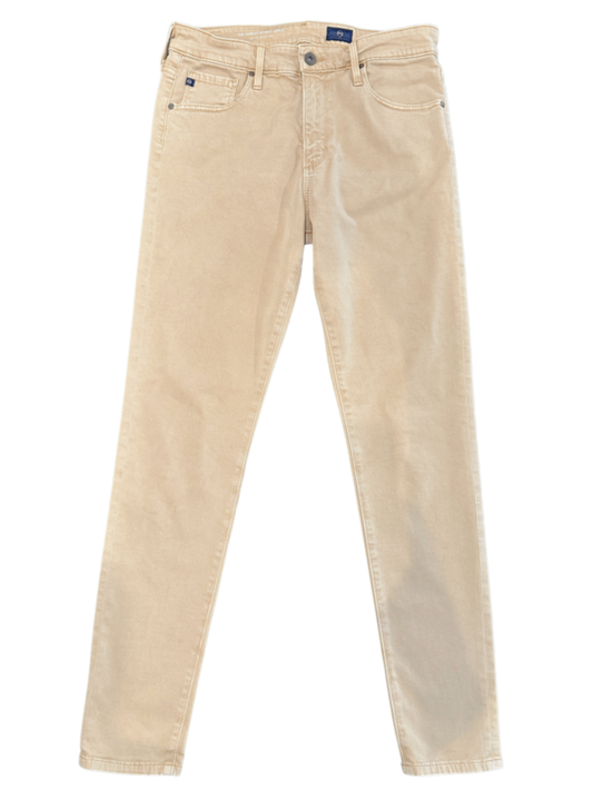 High Rise Farrah Skinny Ankle Beige / Size 29