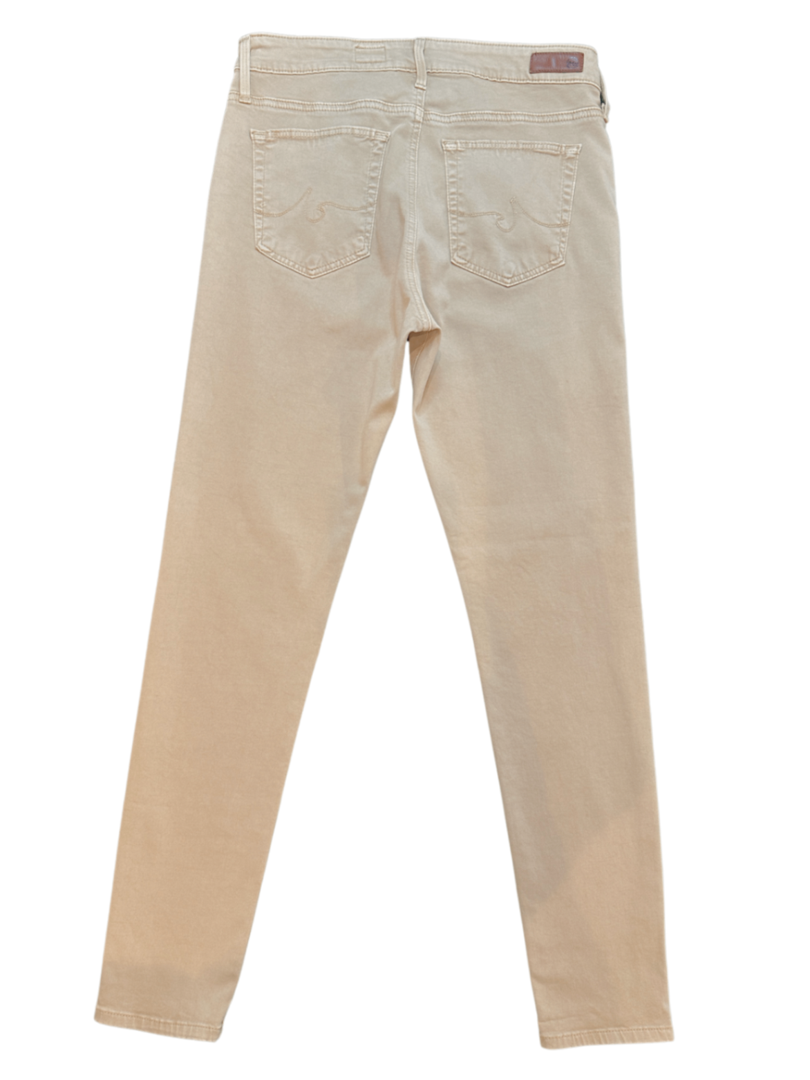 High Rise Farrah Skinny Ankle Beige / Size 29