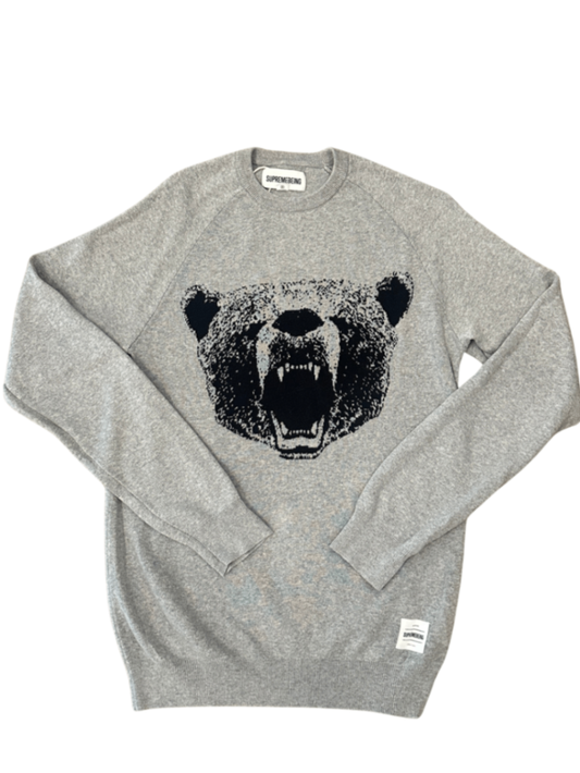 Mont Bear Knit Sweater Grey / Size S