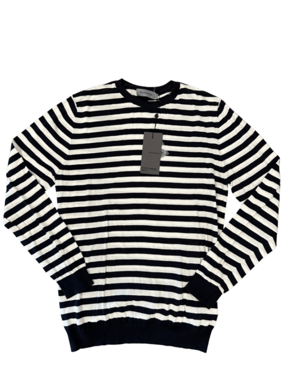 Margrate Crewneck Sweater Navy Stripe / Size S