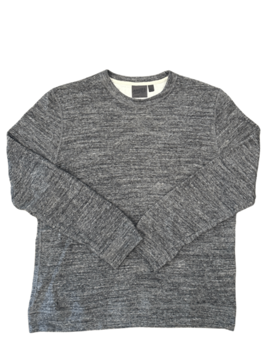 Vintage Double Face Slim Crew Charcoal / Size M