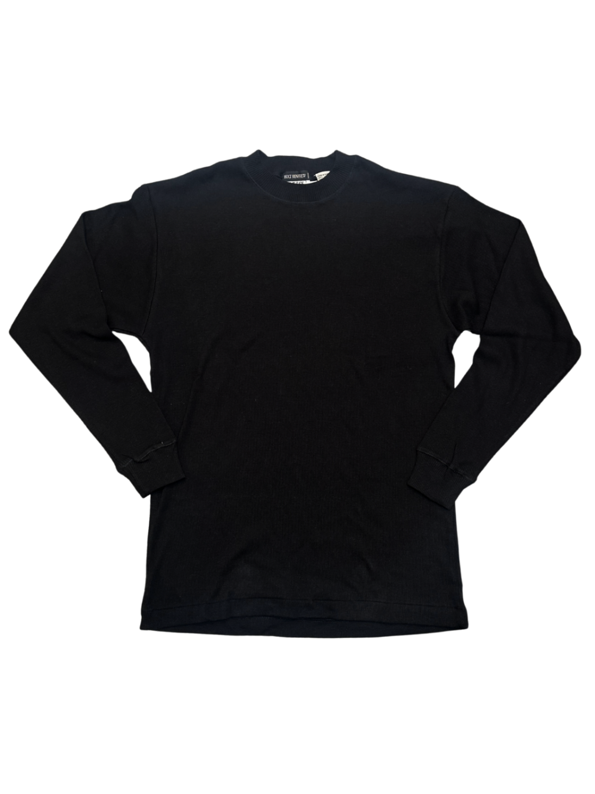 Cotton Rib Jumper Black / Size XL