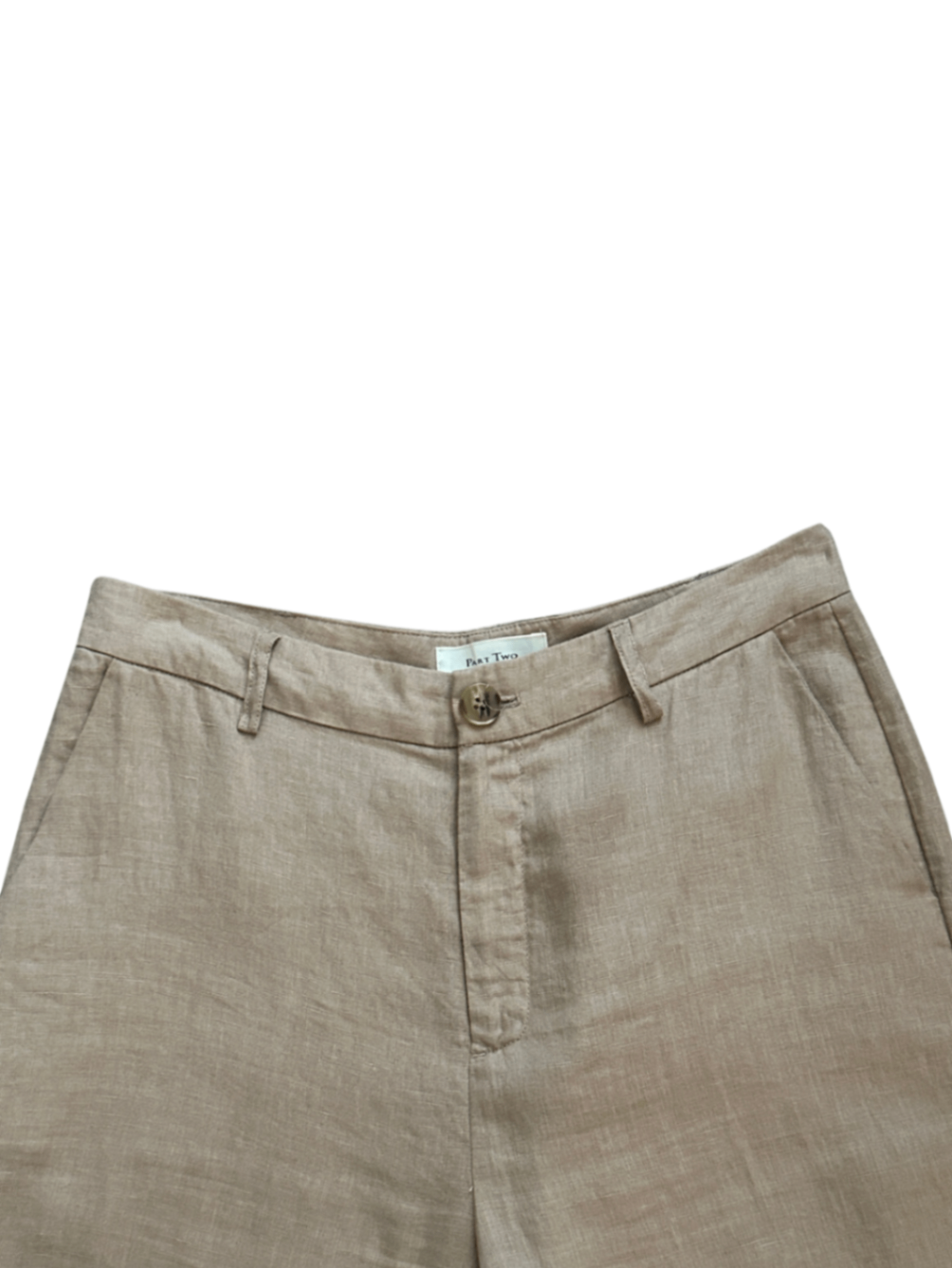 Ninnes Linen Pant Silver Mink / Size 36