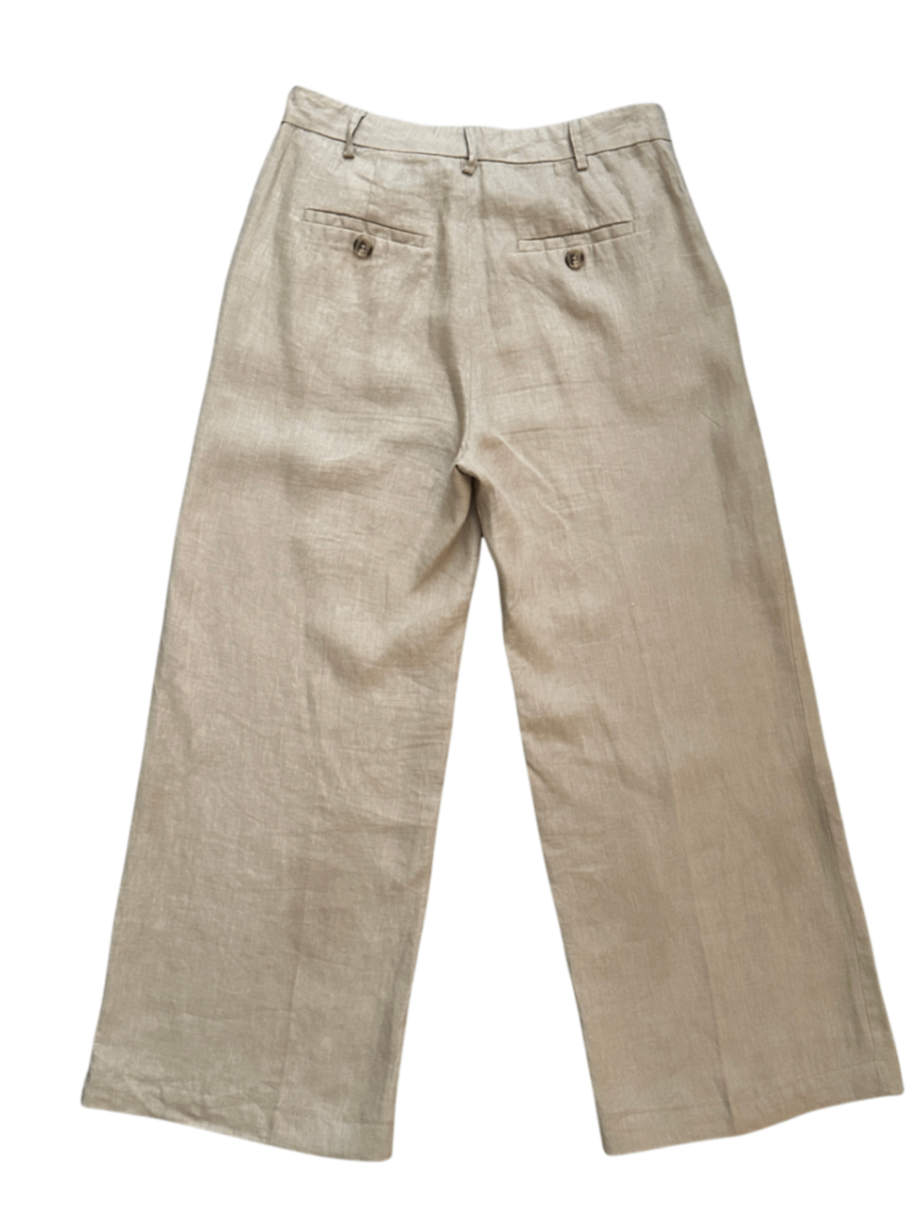 Ninnes Linen Pant Silver Mink / Size 36