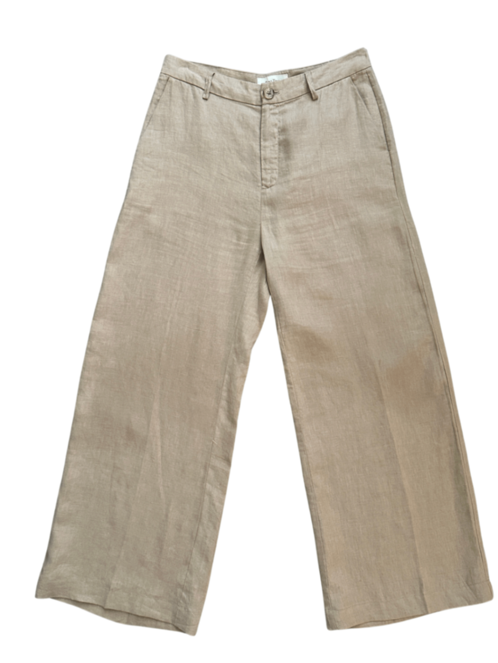 Ninnes Linen Pant Silver Mink / Size 36