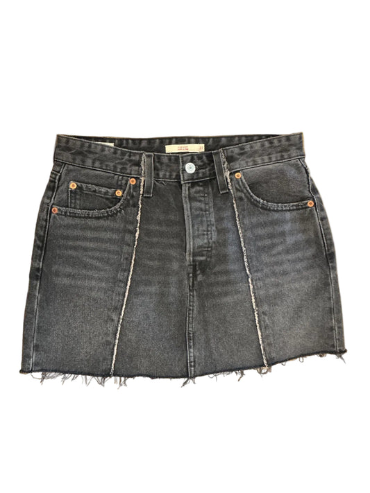Recrafted Icon Denim Skirt Black / Size 27