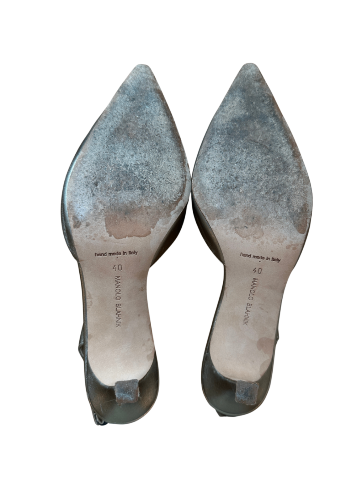 Carolyne 70 Slingback Pumps Gold (as is) / Size 40
