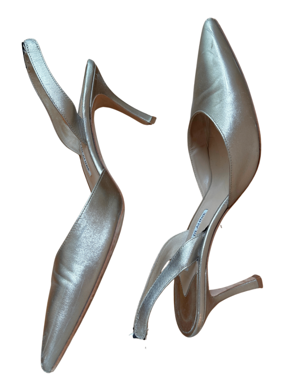 Carolyne 70 Slingback Pumps Gold (as is) / Size 40