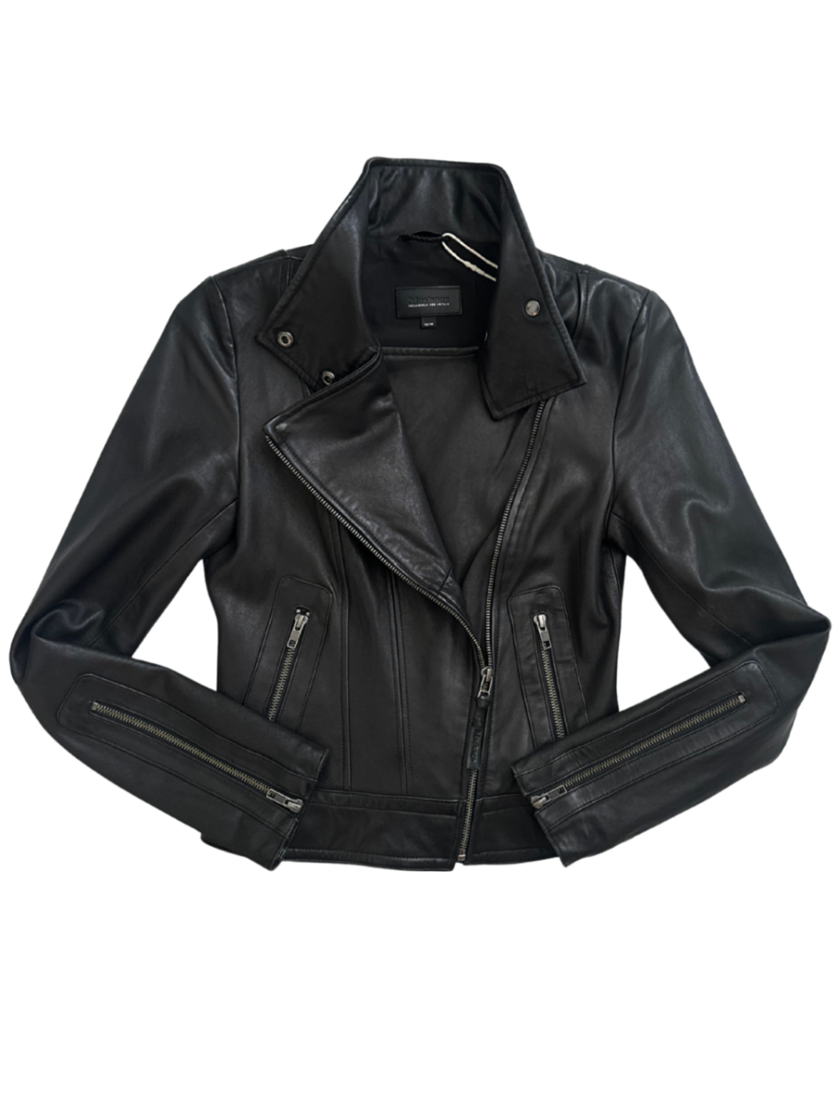 Lambskin Leather Jacket Black / Size XS