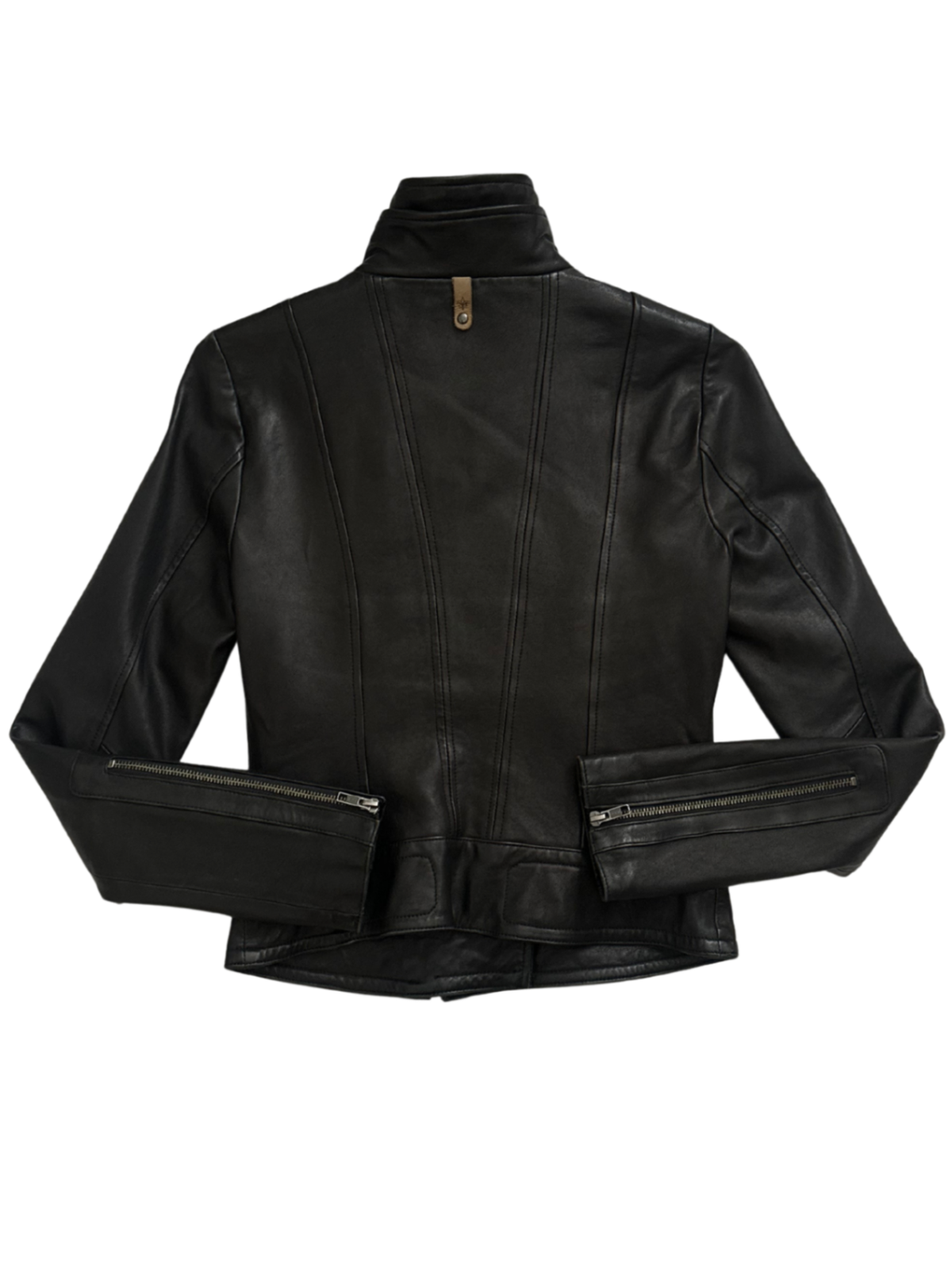 Lambskin Leather Jacket Black / Size XS