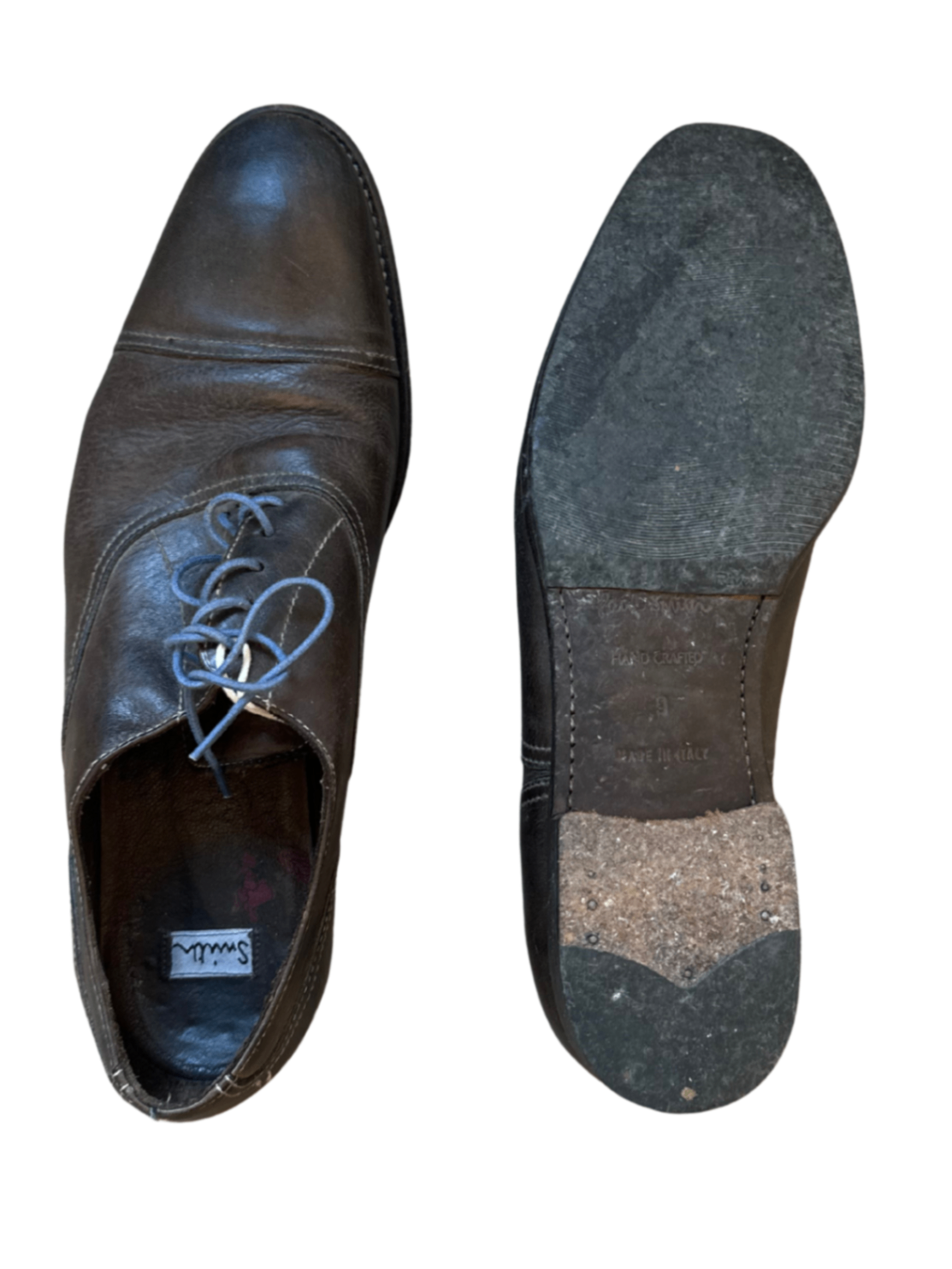 Leather Lace Up Shoe Brown / Size 9